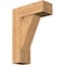 Ekena Millwork Traditional Craftsman Smooth Bracket w/ Offset Brace, Western Red Cedar, 7 1/2"W x 20"D x 28"H BKT0806X20X28TRA04SWR - alternate 1